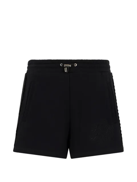 Philipp Plein elastic-waistband shorts Black SAFCWJT2201PTE003N