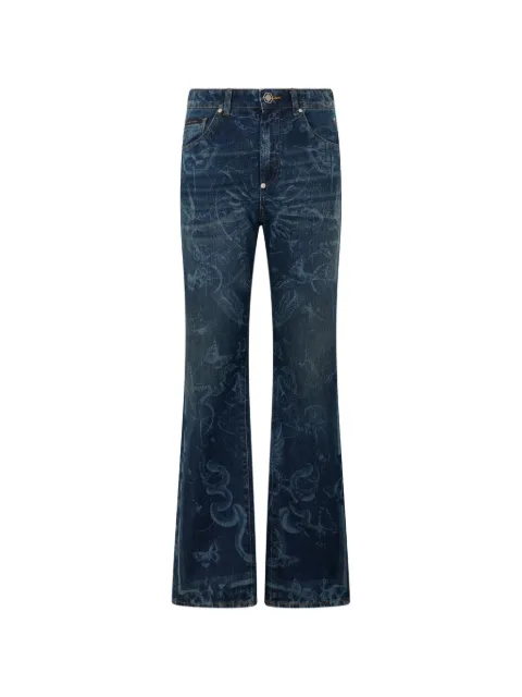 Philipp Plein butterfly tattoo jeans Blue SAFCWDT2883PDE004N