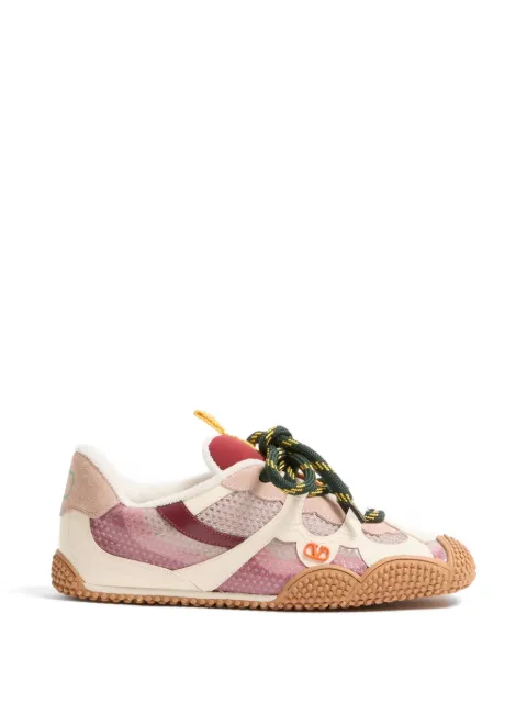 Valentino Garavani Amphibia sneaker in rubberized calfskin and calfskin White WS0NB8XTT