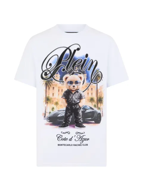 Philipp Plein graphic-print T-shirt White SAFCMTK8894PJY002N