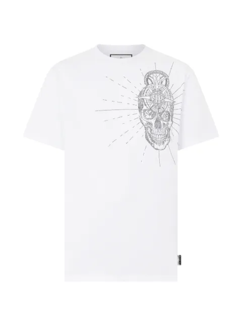 Philipp Plein short-sleeve crew-neck T-shirt White SAFCMTK8864PJY002N