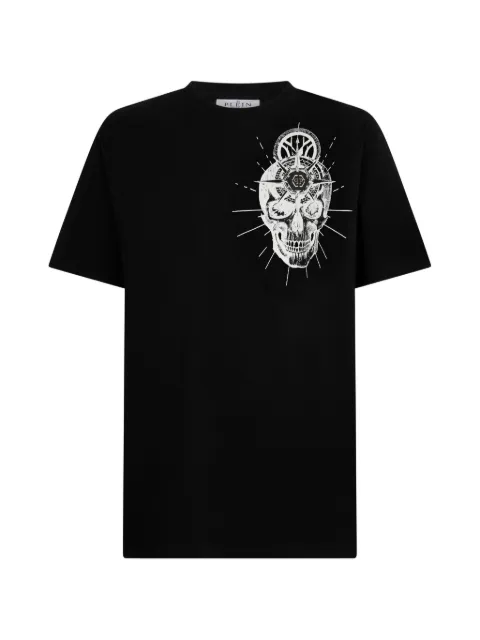 Philipp Plein round-neck skull T-shirt Black MTK8857PJY002N02