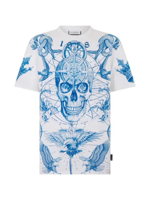 Philipp Plein crew-neck T-shirt White SAFCMTK8850PJY002N