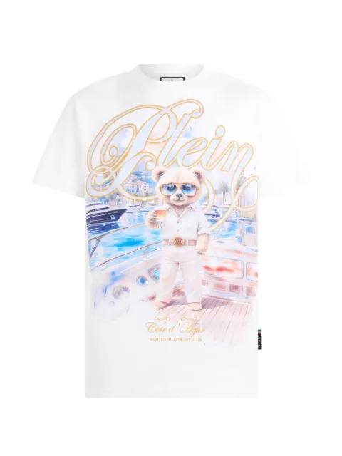 Philipp Plein crew-neck T-shirt White SAFCMTK8834PJY002N