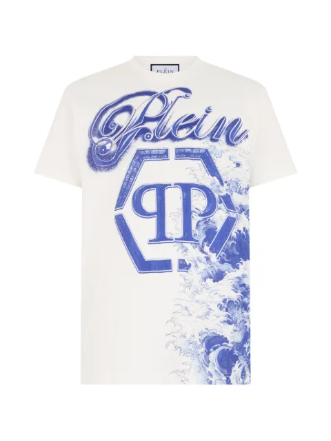 Philipp Plein round-neck T-shirt White SAFCMTK8832PJY002N