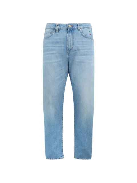 Philipp Plein appliqué jeans Blue SAFCMDT4354PDE004N