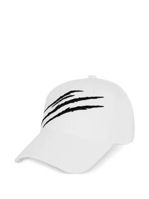 Plein Sport logo-embroidery baseball cap White SAFAMAC0792STE003N
