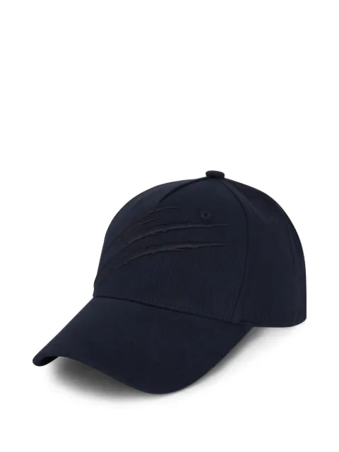 Plein Sport logo-embroidery baseball cap Blue SAFAMAC0792STE003N