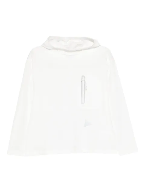 and Wander zip-pocket hoodie White 5745254027