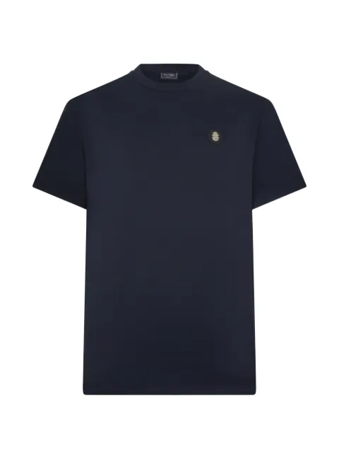 Billionaire logo-patch T-shirt Blue BAFCMTK8950BTE014N