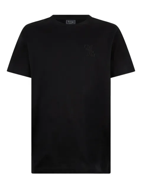Billionaire round-neck T-shirt Black BAFCMTK8336BTE014N