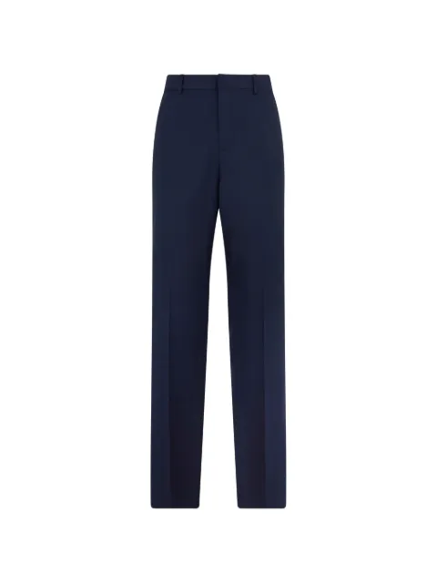Billionaire loose fit wool trousers Blue BAFCMRT1660BTE025N