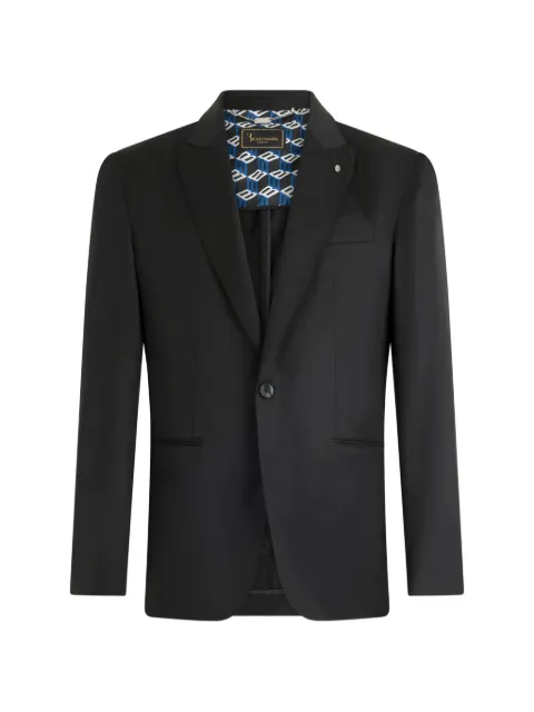 Billionaire single-breasted blazer Black BAFCMRF2130BTE025N