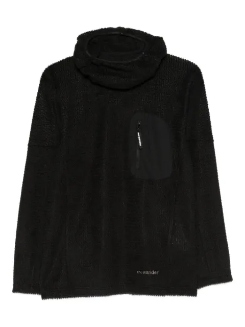 and Wander zip-pocket hoodie Black 5745241020