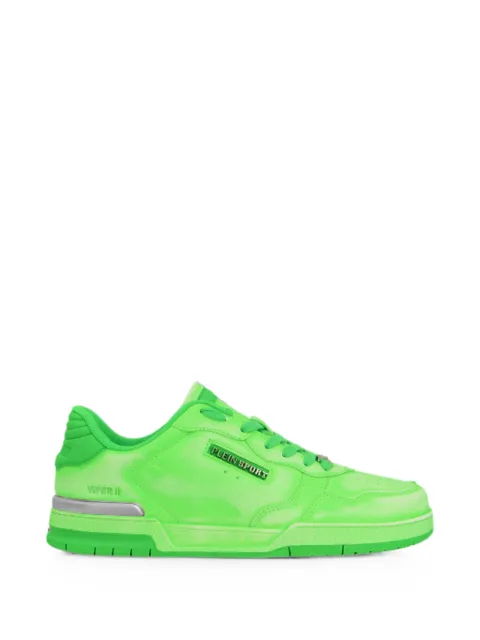 Plein Sport Viper II spray-effect sneakers Green SAFSUSC0841SLE004N