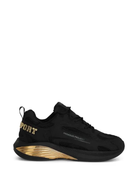 Plein Sport Pegasus Project panelled sneakers Black SAFSUSC0935STE003N
