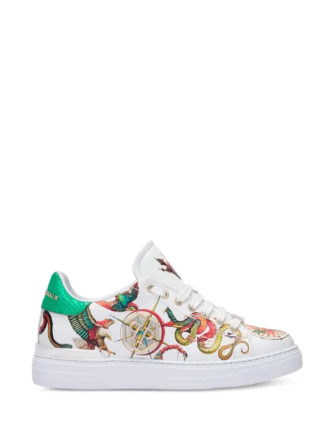 Philipp Plein printed low-top sneakers White SAFSUSC0902PLE005N