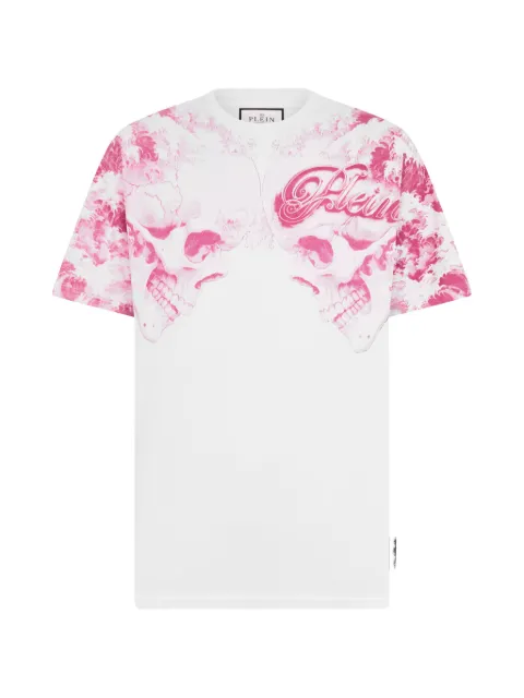Philipp Plein skull-print T-shirt White SAFCMTK8879PJY002N