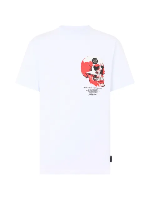 Philipp Plein skull-print T-shirt White SAFCMTK8703PJY002N