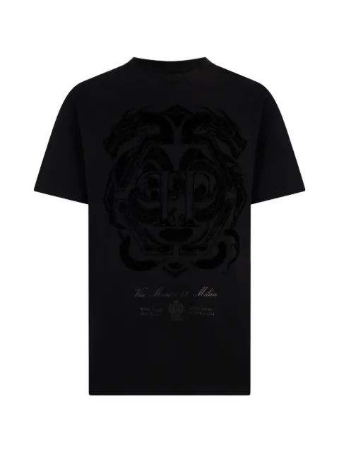 Philipp Plein crew-neck T-shirt Black SAFCMTK8452PJY002N
