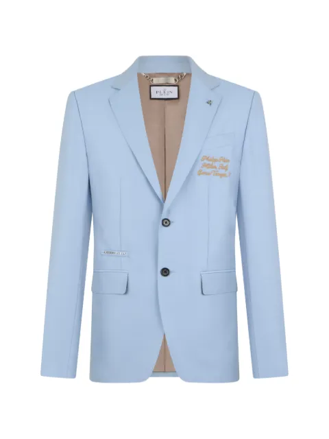 Philipp Plein blazer Gigolo fit Plein Cities Blue SAFCMRF2113PTE003N
