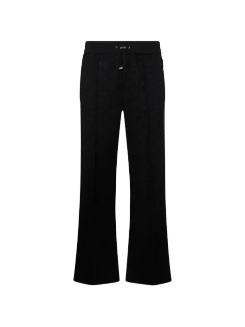 Philipp Plein monogram track pants Black SAFCMJT2715PTE003N