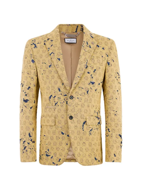 Philipp Plein single-breasted blazer Neutrals SAFCMDF0002PDE004N