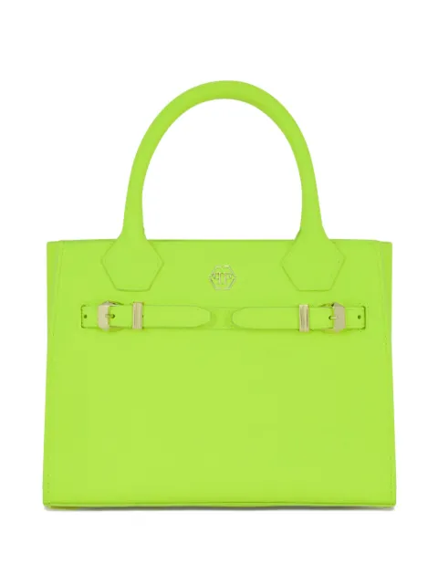 Philipp Plein small logo-detail tote bag Green SAFAWBA2193PLE010N