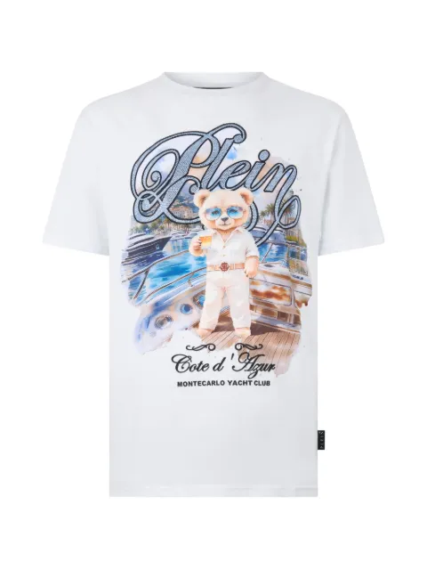 Philipp Plein round-neck T-shirt White SAFCMTK8895PJY002N