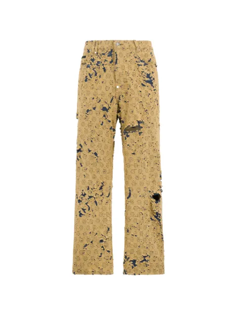 Philipp Plein distressed denim jeans Neutrals SAFCMDT4278PDE004N
