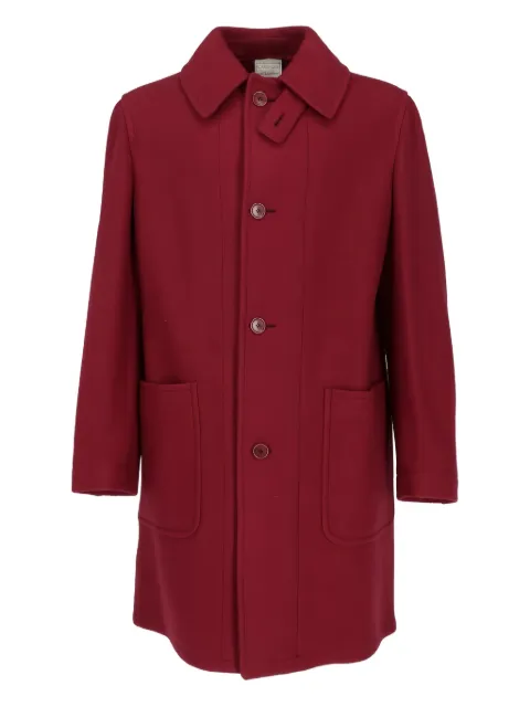 Romeo Gigli Pre-Owned 1990s single-breasted coat Red RG780PL