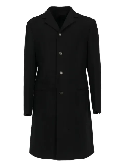 Romeo Gigli Pre-Owned 1990s single-breasted coat Black RG780PK