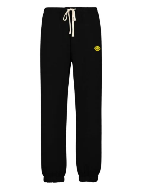 Joshua Sanders x Smiley® Pixel drawstring-fastening track pants Black JS35B1110