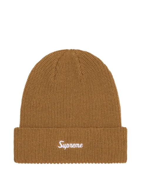 Supreme Loose Gauge beanie hat Brown SU26181