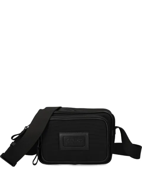 Kenzo Kommuter zip shoulder bag Black FF65SA318B15