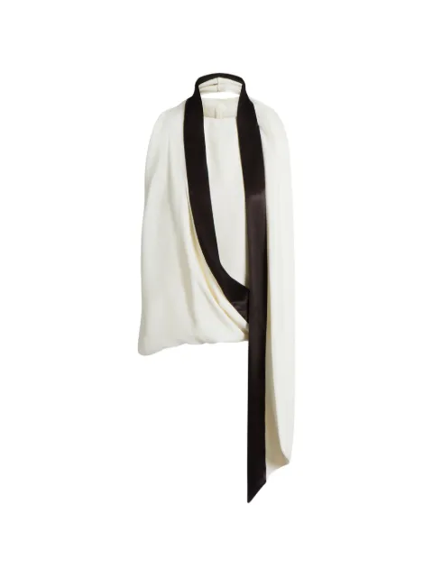Alberta Ferretti draped top White AEF261M08050128