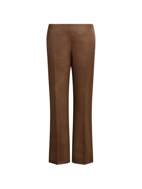 Alberta Ferretti pressed-crease trousers Brown AEF261M03080119