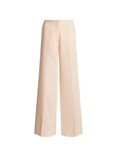 Alberta Ferretti pressed-crease wide-leg trousers Pink AEF261M03040128