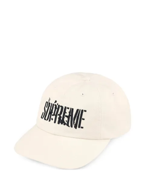 Supreme Splatter 6-Panel baseball cap White SU26159