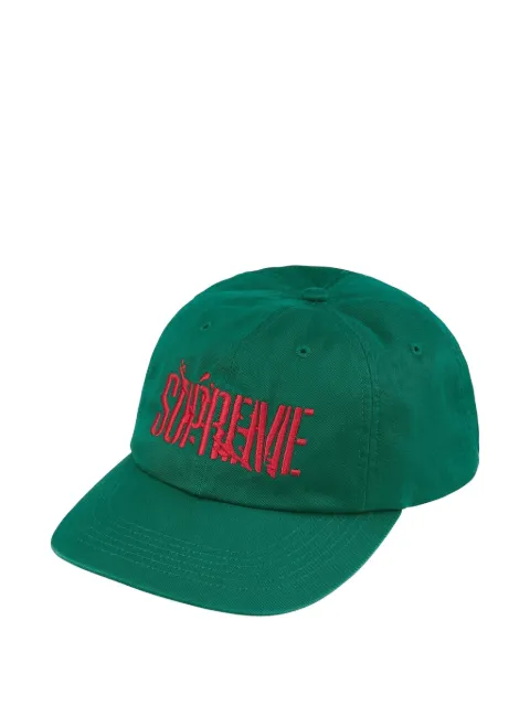 Supreme Splatter 6-Panel baseball cap Green SU26158