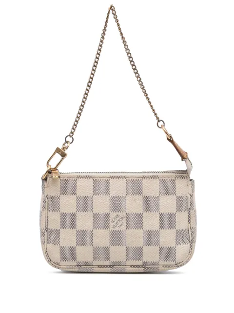 Louis Vuitton Pre-Owned 2007 Damier Azur Mini Pochette Accessoires handbag White BEDJM0K97NDIYGKS