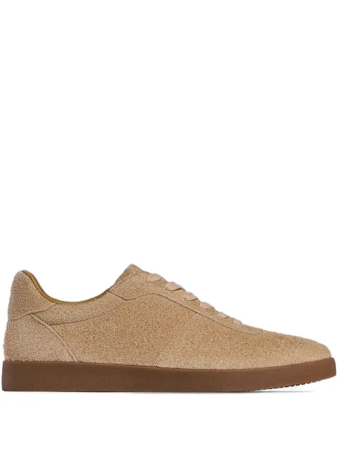 12 STOREEZ suede lace-up sneakers Neutrals 128508