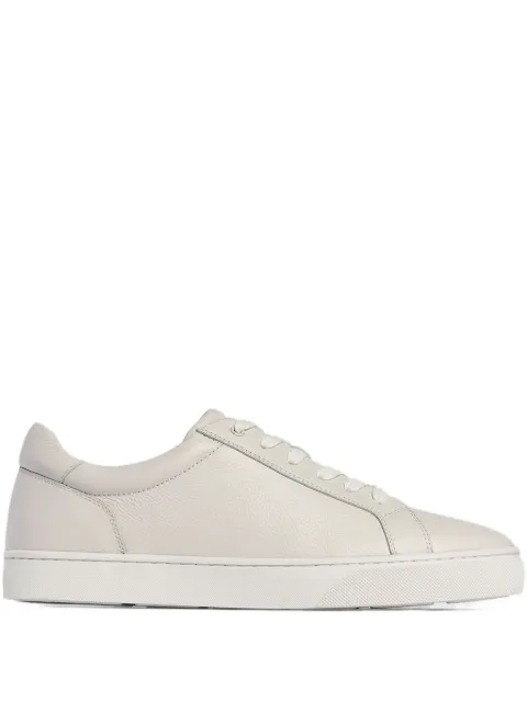 12 STOREEZ lace-up leather sneakers Neutrals 129154