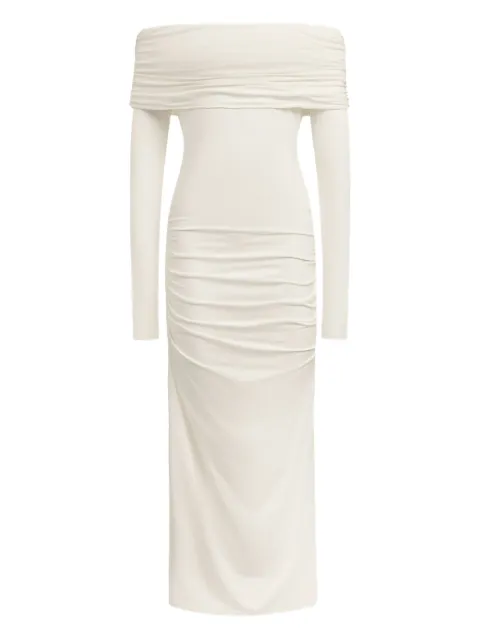 12 STOREEZ long-sleeves dress White 132093