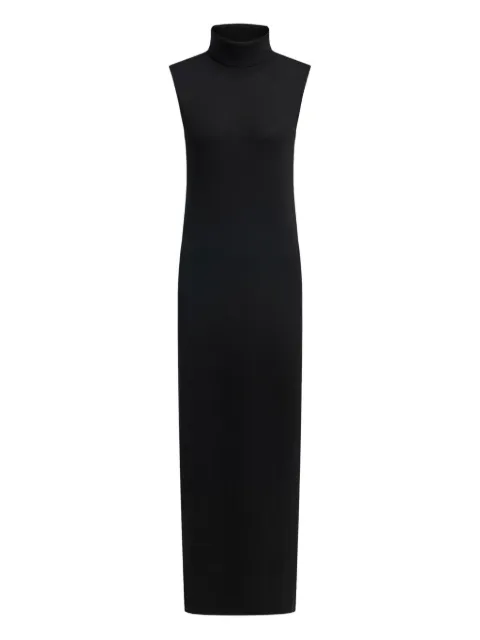12 STOREEZ roll-neck maxi dress Black 127828