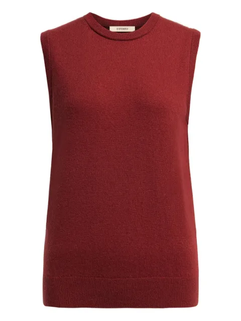 12 STOREEZ cashmere top Red 127550