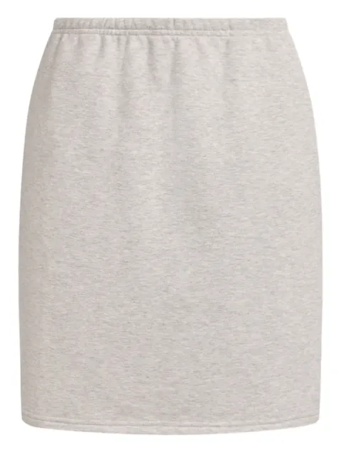 12 STOREEZ drawstring-waist terry skirt Grey 129574