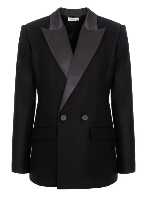 CuAnna MIDI double-breasted blazer Black MIDIJACKET