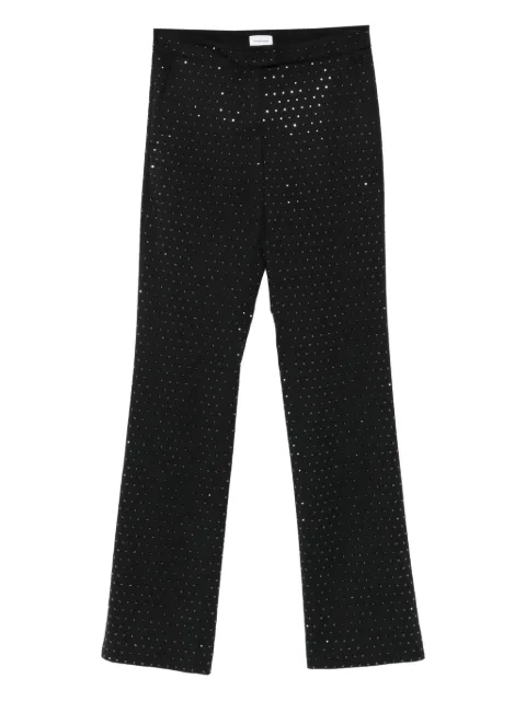THE ANDAMANE crystal-embellished trousers Black TM180406ATNW050
