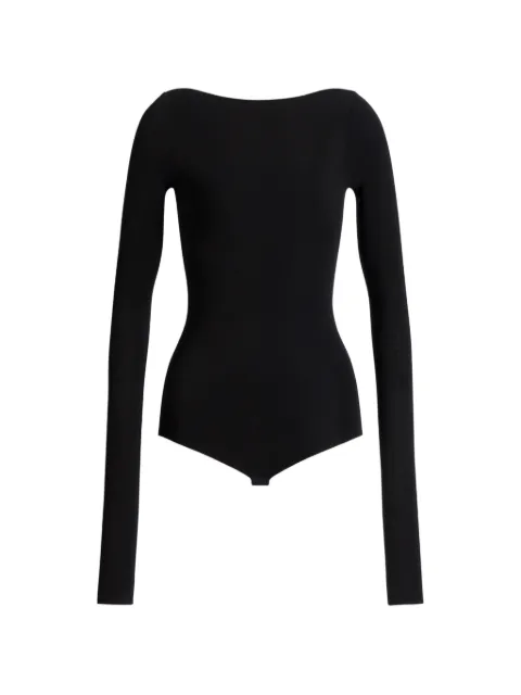 Alberta Ferretti long-sleeve bodysuit Black AEF261M11030123